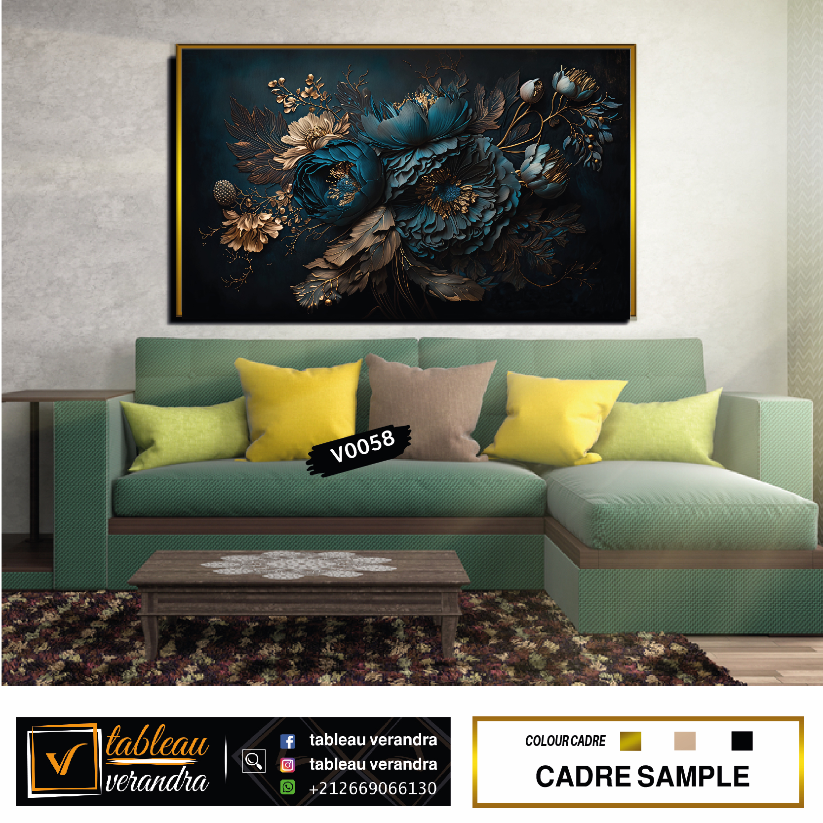 tableau floral