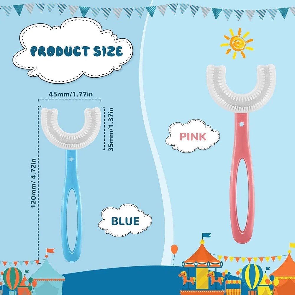 Kids ToothBrush U-Shaped - Oval