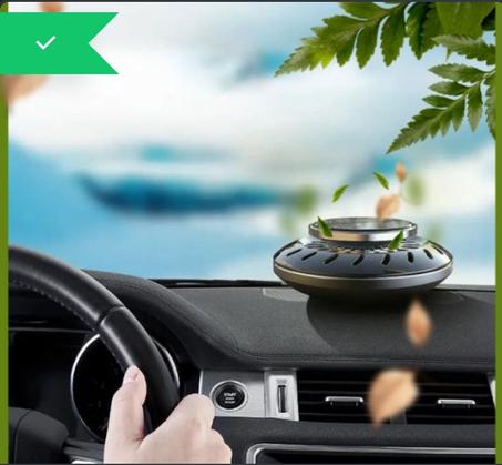 معطر السيارة بالطاقة الشمسية