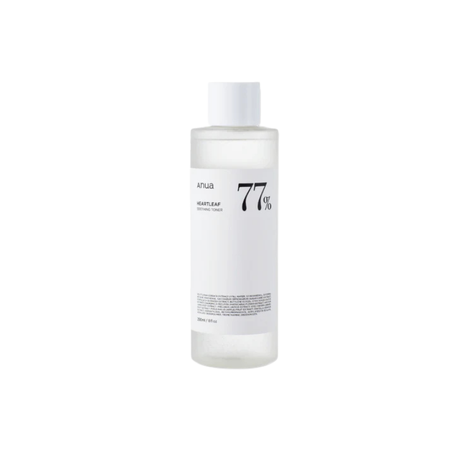 Anua - Heartleaf 77% Soothing Toner 250ml et 40 ml