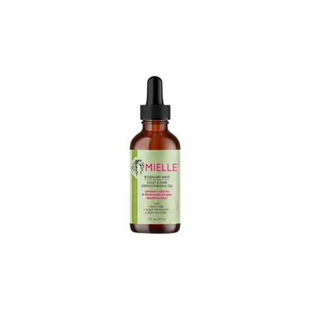 Mielle, Huile fortifiante pour le cuir chevelu et les cheveux, Romarin et menthe, 59 ml