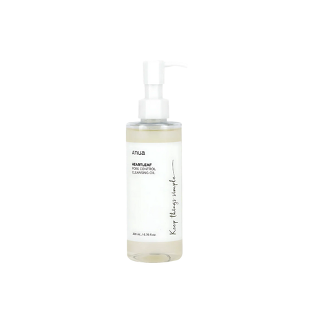 Anua - Heartleaf Pore Control Cleansing Oil - Huile nettoyante démaquillante -200 ml
