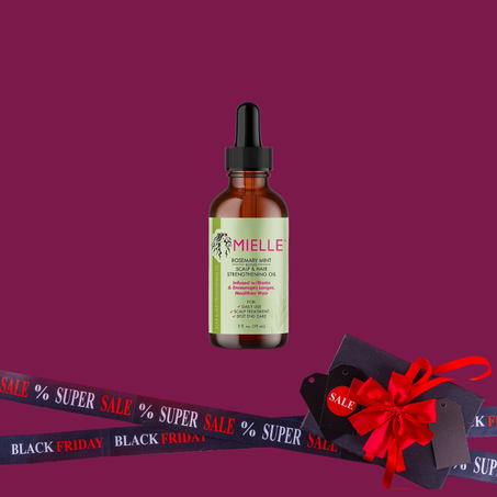 Mielle, Huile fortifiante pour le cuir chevelu et les cheveux, Romarin et menthe, 59 ml