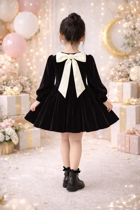 Cend Robe Noir Papillon 🎀