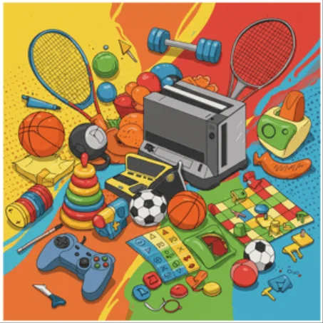 الألعاب والمنتجات الترفيهية