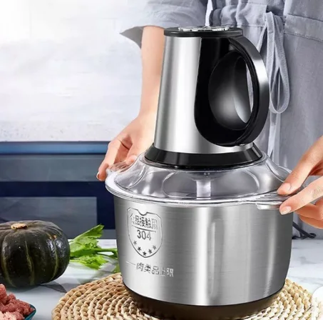 Hachoir électrique en inox 3 vitesses 5L marque cooking 1200W