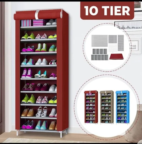 حامل الاحذية متعددة المستويات