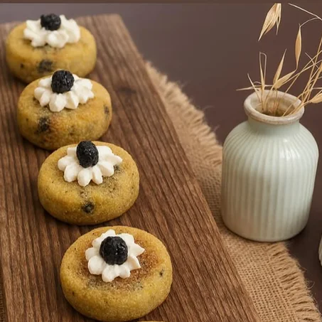 Harcha fourrée fromage olive