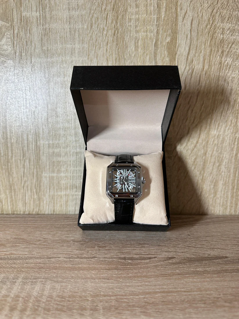 CARTIER SANTOS TRANSPARENT BOITE SIMPLE