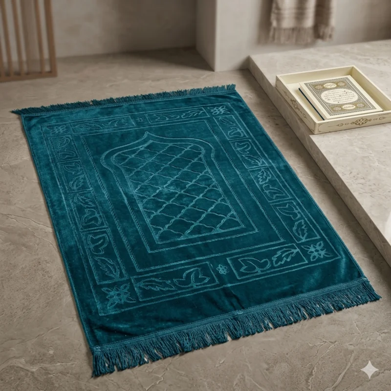 Pack Cadeau : مصحف + سجادة + تسبيح