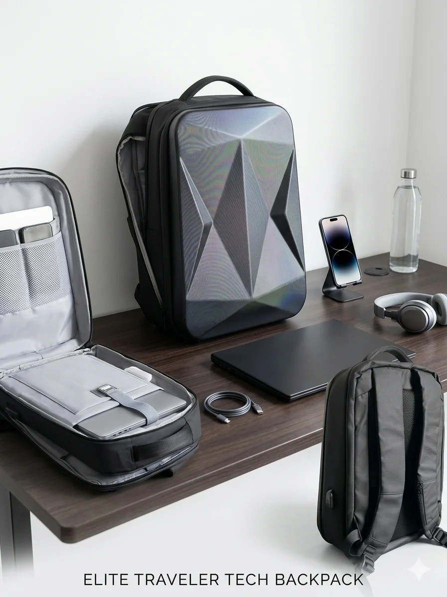 Sac à Dos Business & Voyage – Le Pack Connectivité Élite (Waterproof)