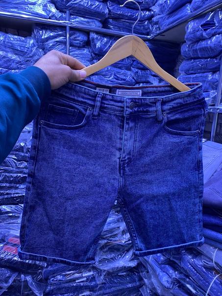 سروال قصير من الجينز (شورت) للرجال