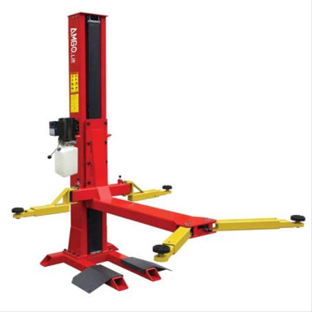 AMGO SL-7 7,000 lbs Single Post Lift - AMGO