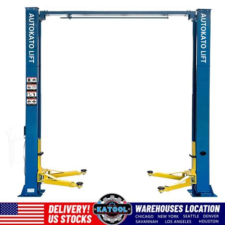 KATOOL 11000lbs 2 Post Car Lift Clearfloor Car Lift Auto Lift 2 Post Lift/Two Post Lift Car Lifts for Home Garage - Katool