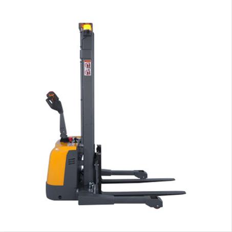 Full Electric Straddle Stacker| 3300 lb| 130" Lifting Height| Apollo Forklift A-3049 - Apolloliftus