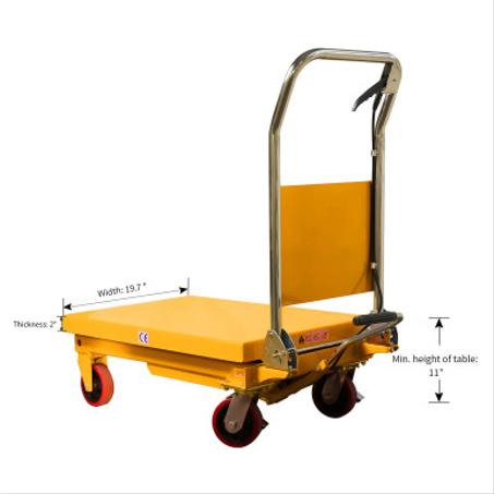 Single Scissor Lift Table| 660 lb| 35.4" Lifting Hight| Apollolift A-2001 - Apolloliftus