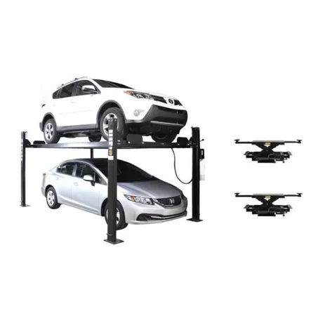 Atlas Equipment ALI Certified APEX8 4 Post Lift + RJ35 Sliding Jacks Combo