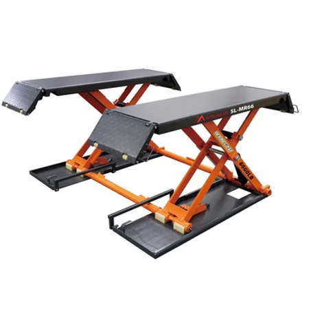 APlusLift 6,600LB Mid-Rise Scissor Lift with Electric Release - SL-MR66 - Apluslift