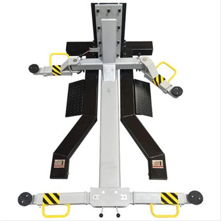 iDEAL MSC-6KLP 6,000 lb. Low Profile Mobile Single Post Lift - Black Edition - iDEAL