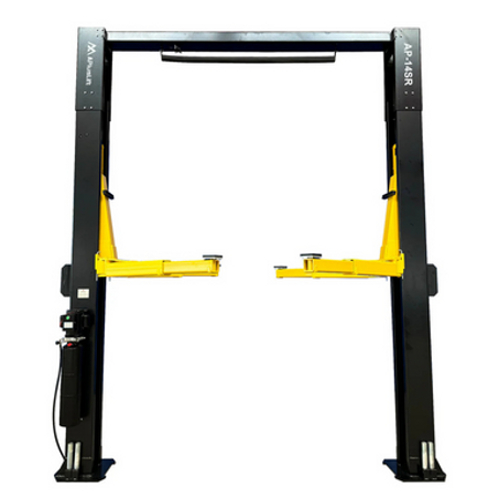 APlusLift 14,000LB 2-Post Overhead Single Release Direct Drive Car Lift with 3 Year Warranty - AP-14SR - Apluslift