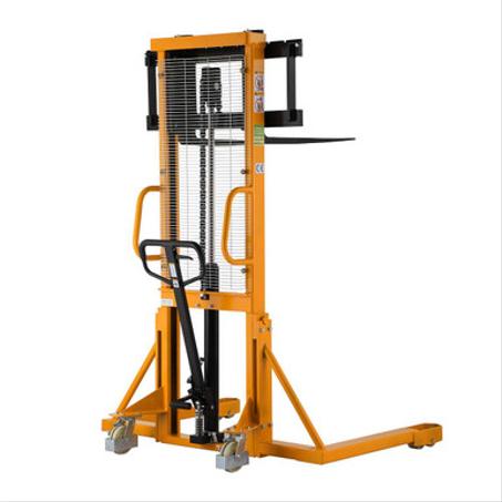 Manual Straddle Stackers| 2200 lb| 63" Lifting Height| Adjustable Forks| Apollo Forklift A-3005 - Apolloliftus