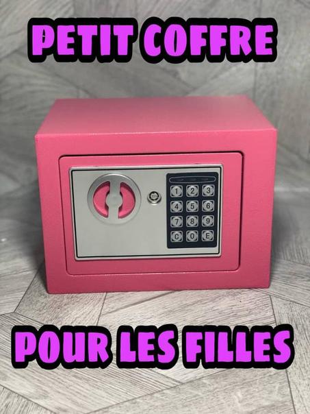 mini coffre-fort Rose