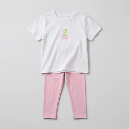 T-shirt Estival & Legging Rose