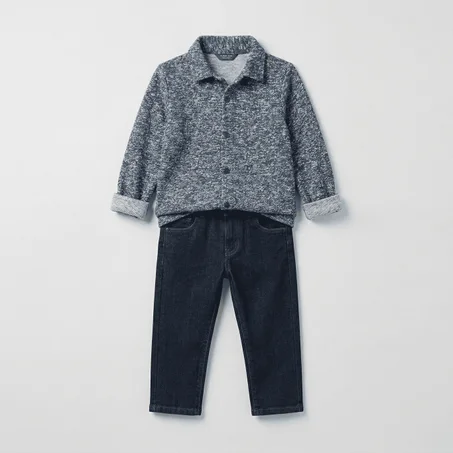 Ensemble 2 Pièces "Urban Chic" - Chemise & Denim