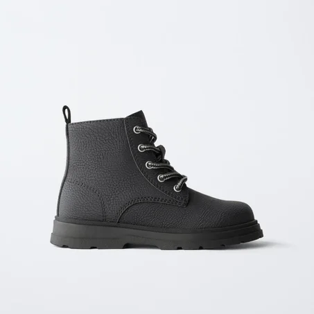 ZARA LACE-UP ANKLE BOOTS (KIDS)