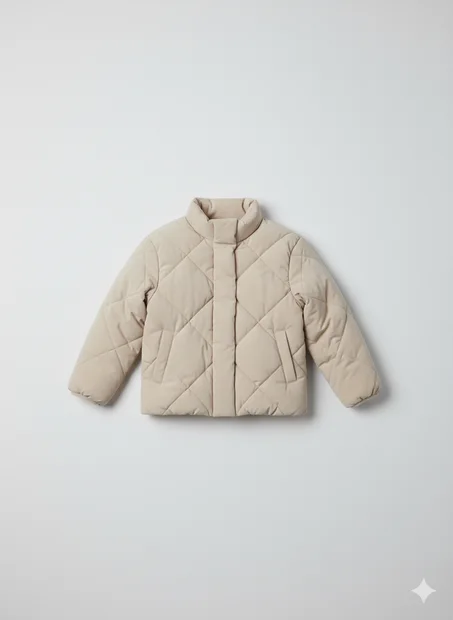 Veste Matelassée Beige