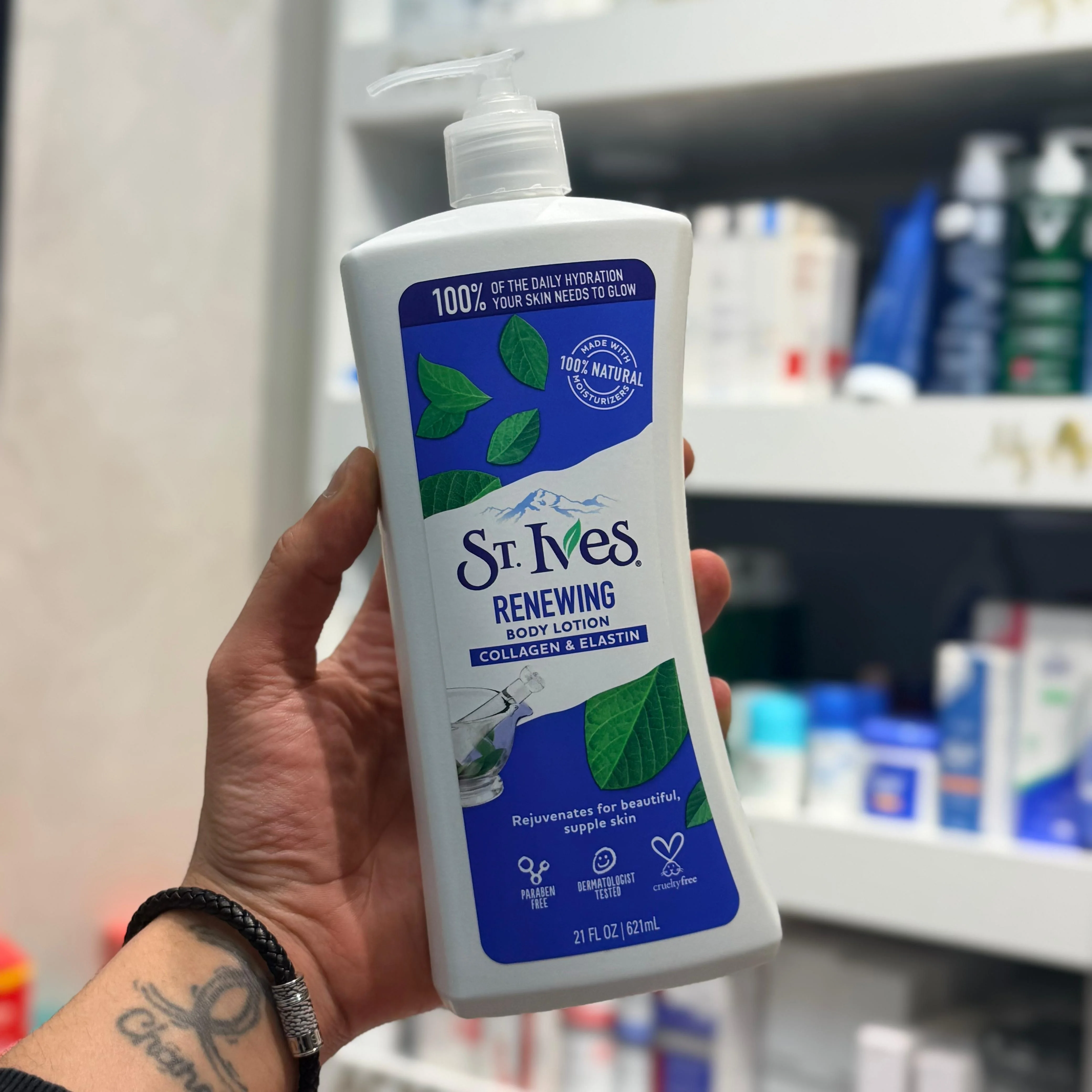 st.lves Renewing Moisturizer, Collagen & Elastin مرطب ست. إيفز المجدد بالكولاجين والإيلاستين.