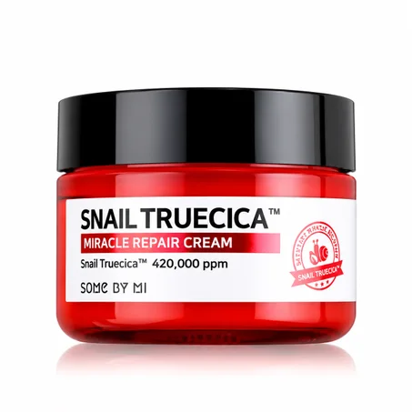 كريم اصلاح البشرة سنايل تروسيكا ميراكل من سوم باي مي - 60 جم  Some By Mi Snail Truecica Miracle Repair Cream – 60gكريم اصلاح البشرة سنايل تروسيكا ميراكل من سوم باي مي - 60 جم