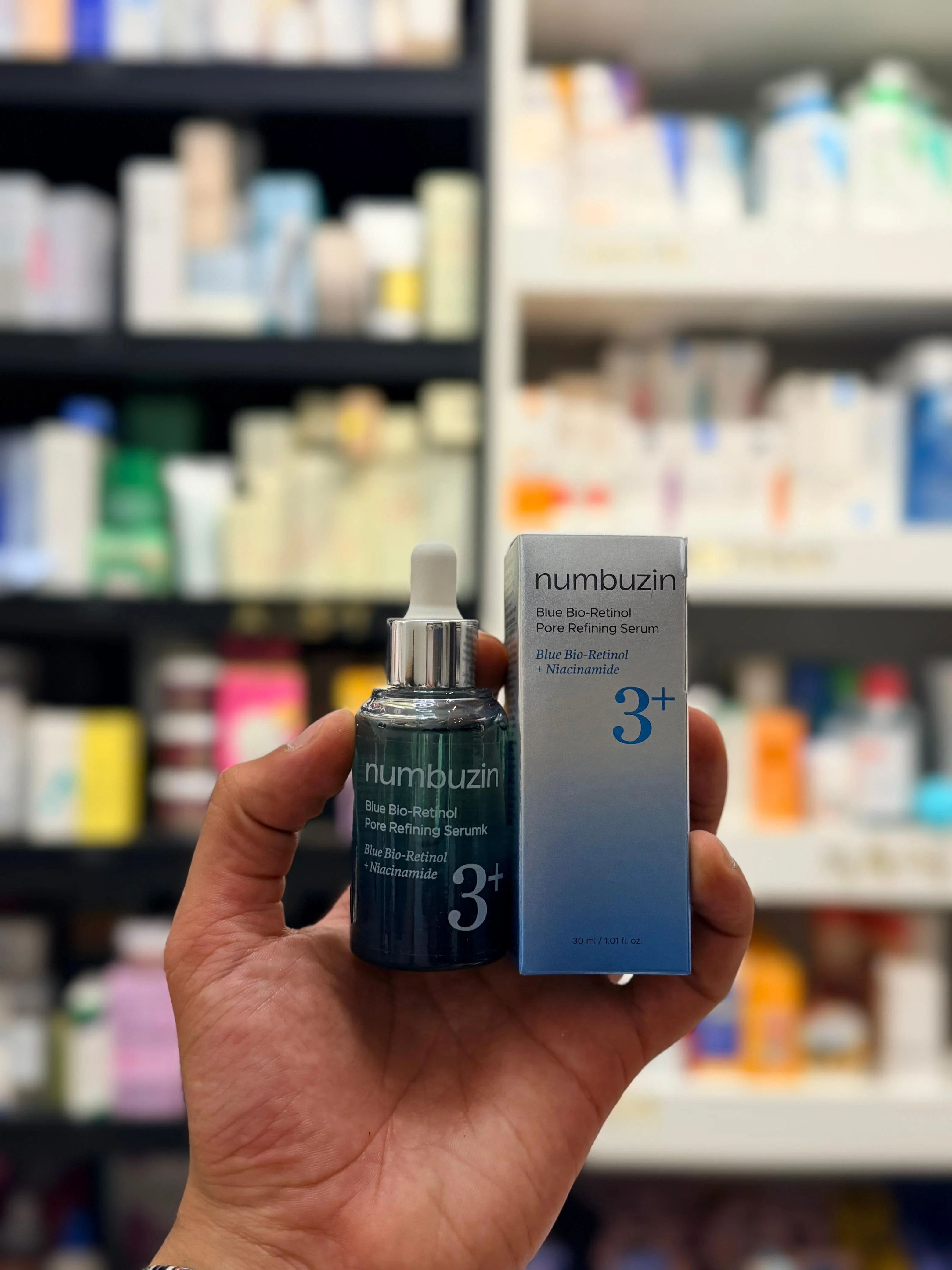 Numbuzin No. 3+ Blue Bio-Retinol Pore Refining Serum – 30ml سيروم نومبوزين رقم 3+ بلو بيو-ريتينول لتنقية المسام – 30 مل