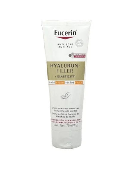 Eucerin Hyaluron-Filler Anti-Age Hand Cream – 75ml يوسرين كريم اليدين المضاد للشيخوخة بحمض الهيالورونيك 75 مل
