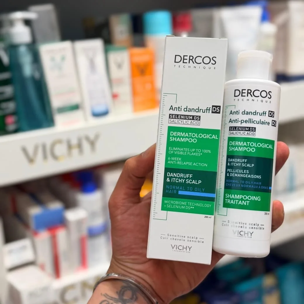 فيشي ديركوس شامبو مضاد للقشرة للشعر العادي إلى الدهنيVichy Dercos Anti-Dandruff Treatment Shampoo – Normal To Oily Hair