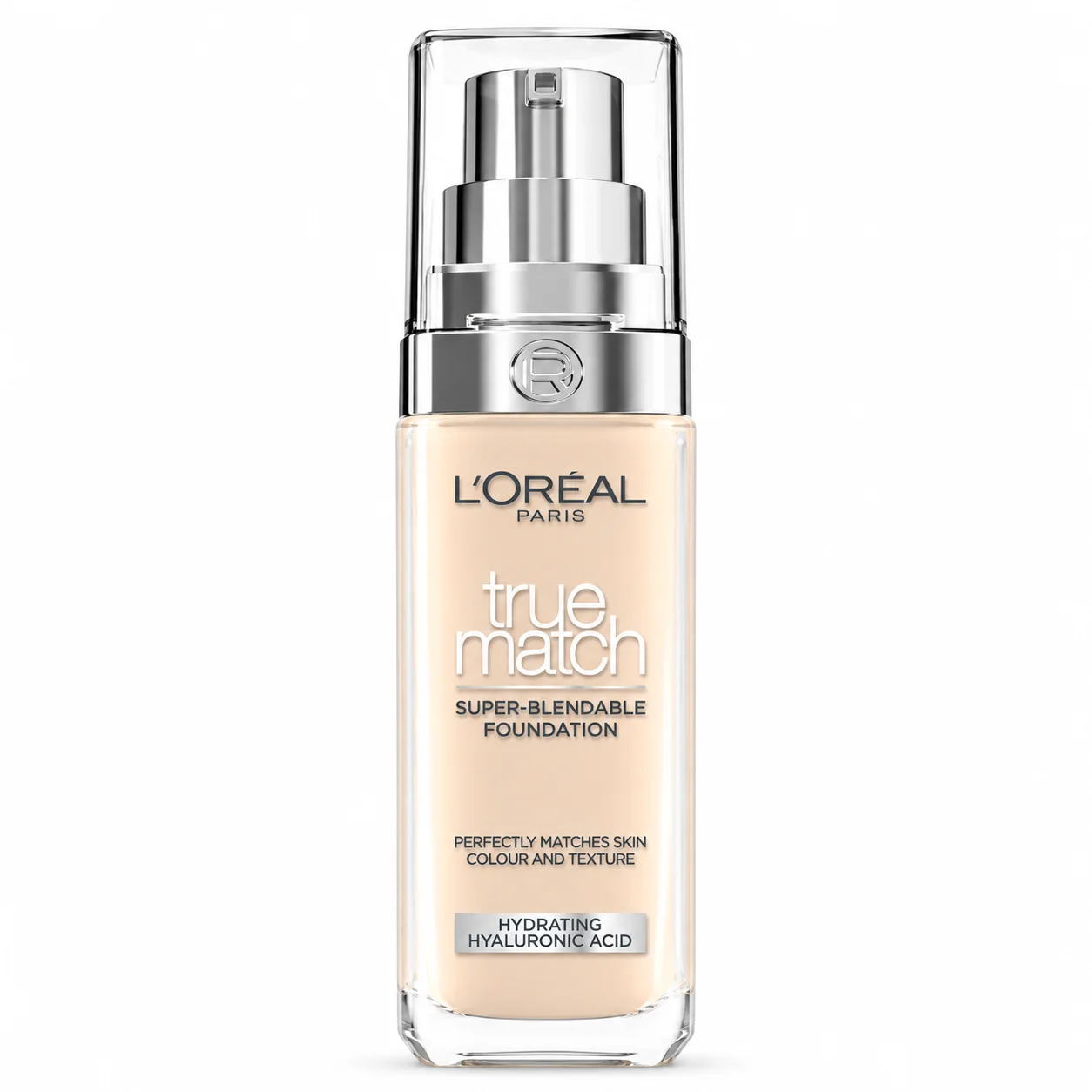 A super-blendable foundation that perfectly matches skin colour and texture, enriched with hydrating hyaluronic acid. فاونديشن سوبر بلندابل يطابق لون وملمس البشرة بشكل مثالي، معزّز بحمض الهيا