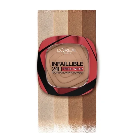 L'Oréal Paris Infaillible 24H Fresh Wear Foundation in a Powderبودرة أساس انفاليبل فريش وير 24 ساعة من لوريال باريس