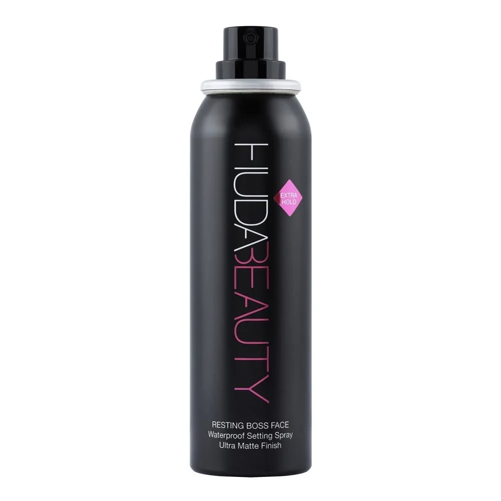 Huda Beauty - Resting Boss Waterproof Setting Spray 100 ml. هدى بيوتي بخاخ تثبيت المكياج ريستينج