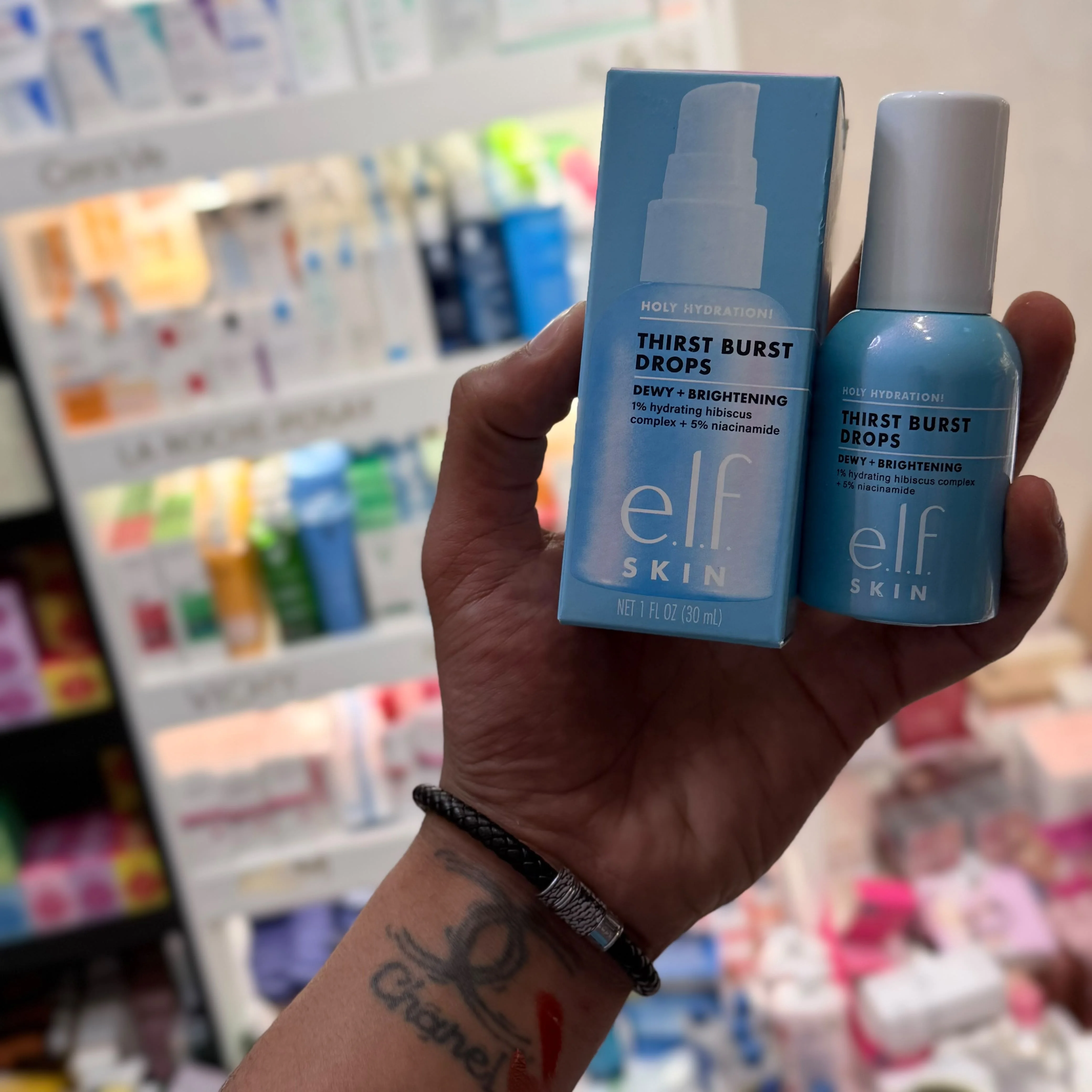 e.l.f. SKIN Holy Hydration! Thirst Burst Dropsقطرات الترطيب المركزة 