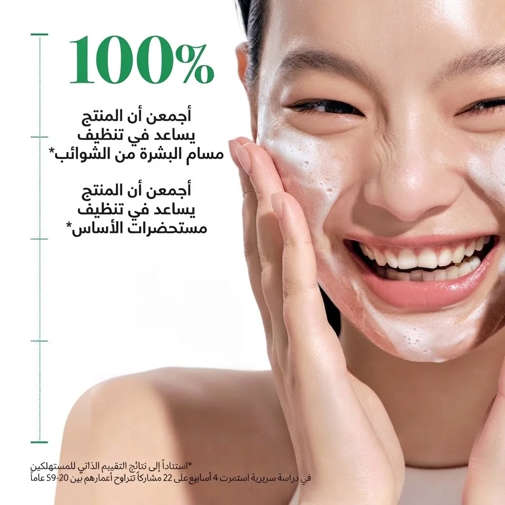 رغوة تنظيف المسام بعمق مع الكيرسيتينول من هارتليف Heartleaf Quercetinol Pore Deep Cleansing Foam