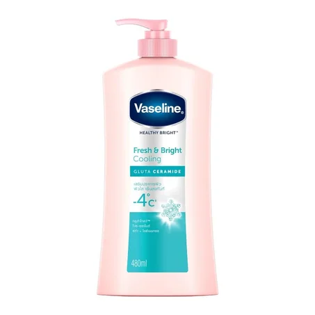 لوشن فازلين هيلثي برايت - فريش أند برايت كولينج   Vaseline Healthy Bright Fresh & Bright Cooling Gluta Ceramide Body Lotion