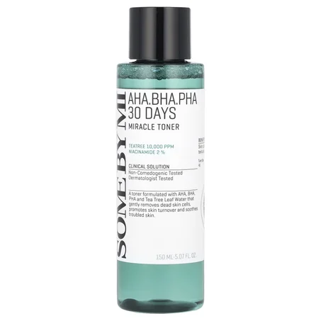 Some By Mi AHA-BHA-PHA 30 Days Miracle Toner – 150ml تونر المعجزة AHA-BHA-PHA من سوم باي مي – 150 مل