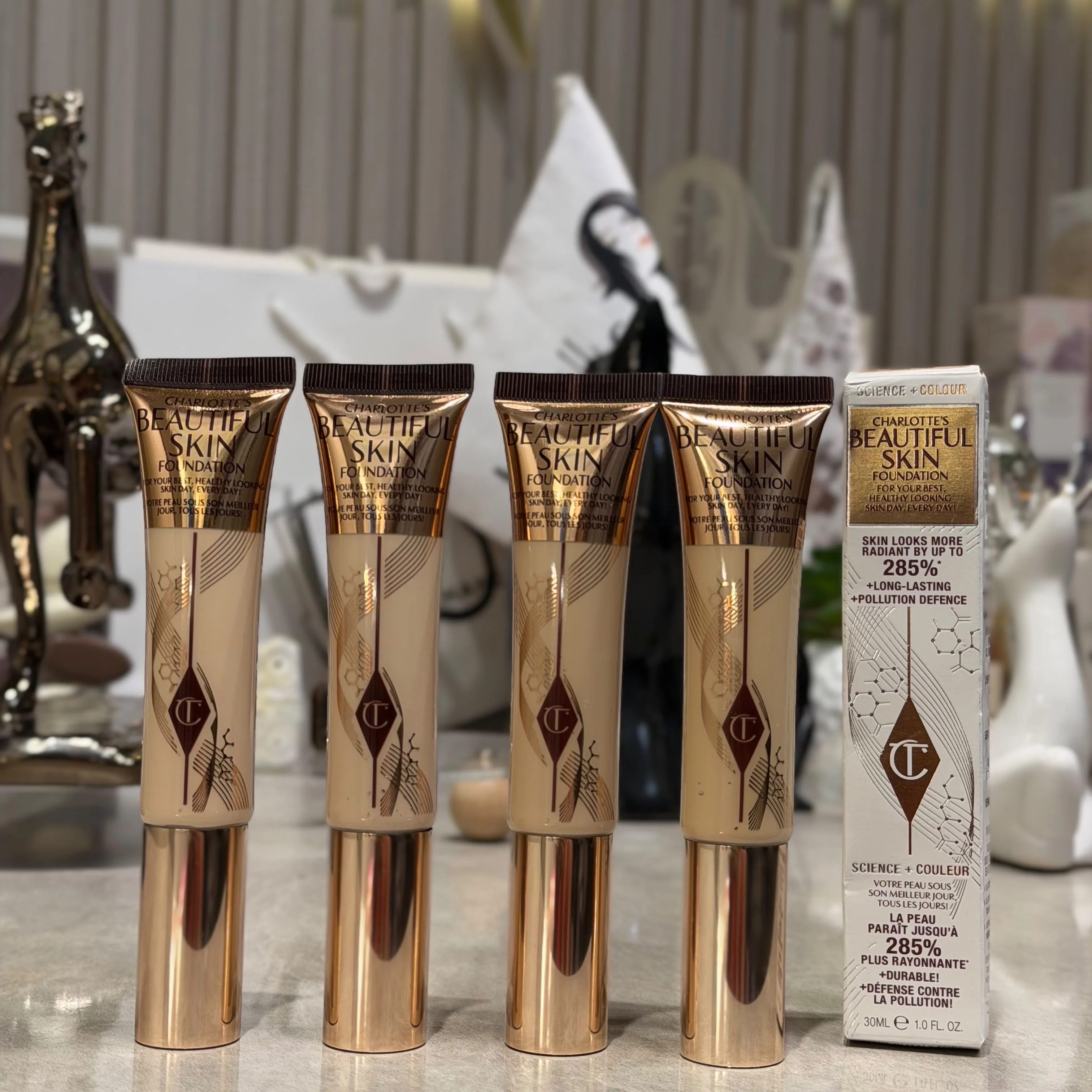 Charlotte Tilbury Beautiful Skin Foundationفاونديشن شارلوت تلبوري بيوتيفول سكين