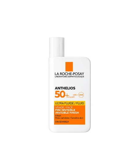 لاروش بوزيه أنثيليوس سائل غير مرئي بعامل حماية 50+ (La Roche-Posay Anthelios Invisible Fluid SPF 50+) المخصص للبشرة الحساسة