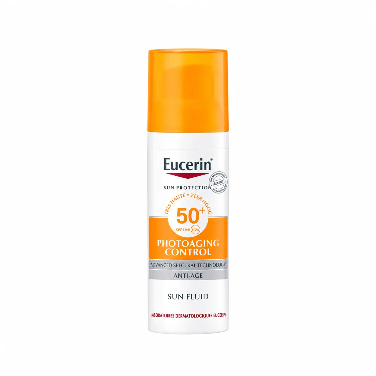يوسيرين فلويد للتحكم في علامات تقدم السن بعامل حماية 50 (Eucerin Sun Fluid Photoaging Control SPF 50