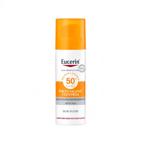 يوسيرين فلويد للتحكم في علامات تقدم السن بعامل حماية 50 (Eucerin Sun Fluid Photoaging Control SPF 50