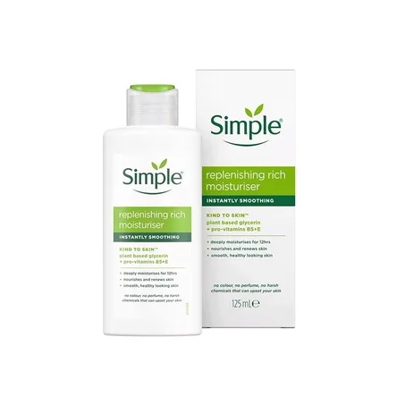 simple Kind to Skin Replenishing rich Moisturiser 125 mlسمبل مرطب للبشرة