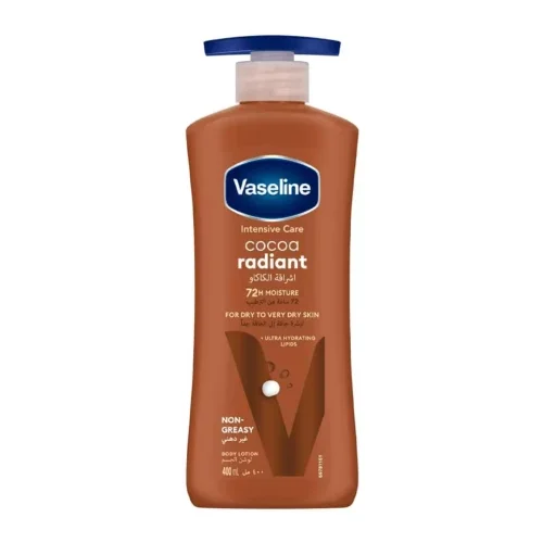 لوشن الجسم فازلين إنتنسيف كير إشراقة الكاكاو Vaseline Intensive Care Cocoa Radiant Body Lotion 400ml