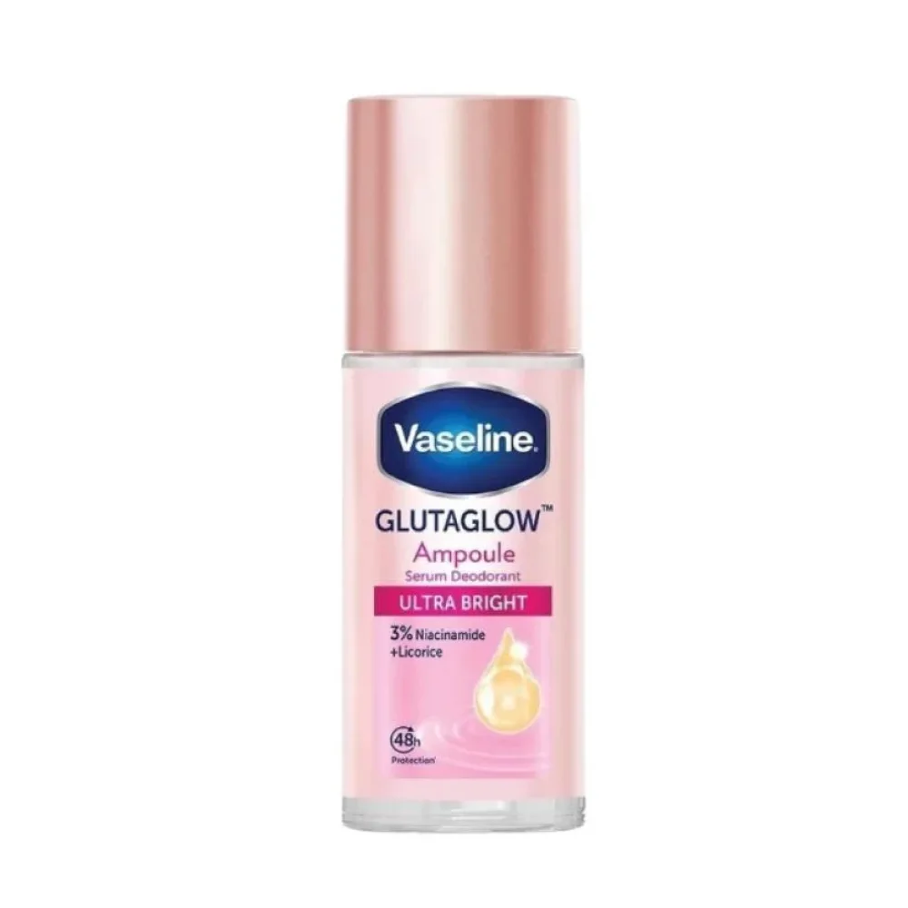جلوتا جلو برايت آند دراي سيروم مزيل للعرق يدوم 48 ساعه Vaseline GlutaGlow Bright and Dry Serum Deodorant 48H 45ml