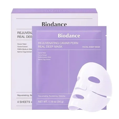 Biodance Rejuvenating Caviar PDRN Real Deep Maskقناع بيودانس المجدد بالكافيار